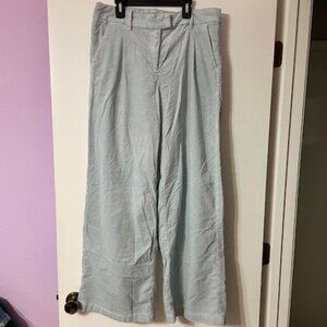 American Eagle Corduroy Trouser Pants (Baby/Light Blue) Stretch 10 Long